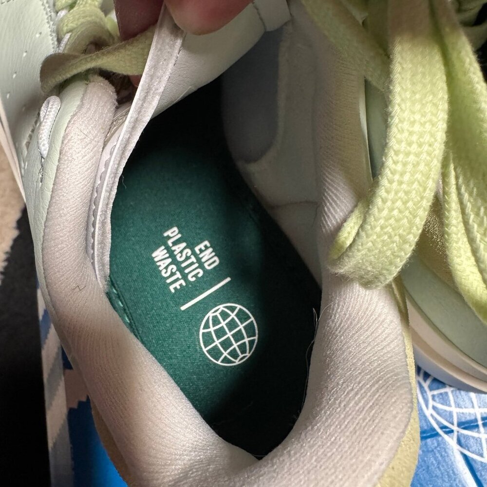 adidas Originals Stan Smith Bonega Linen Green/Linen Green/Almost Lime 6 B - Picture 10 of 12